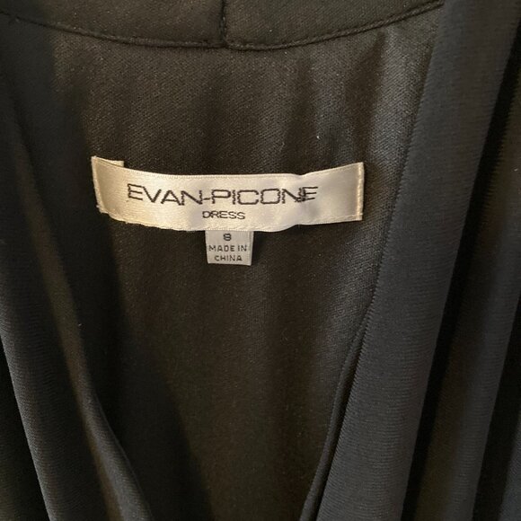 Evan Picone Cocktail Dress Black Size 8 Sleeveless - Picture 5 of 8